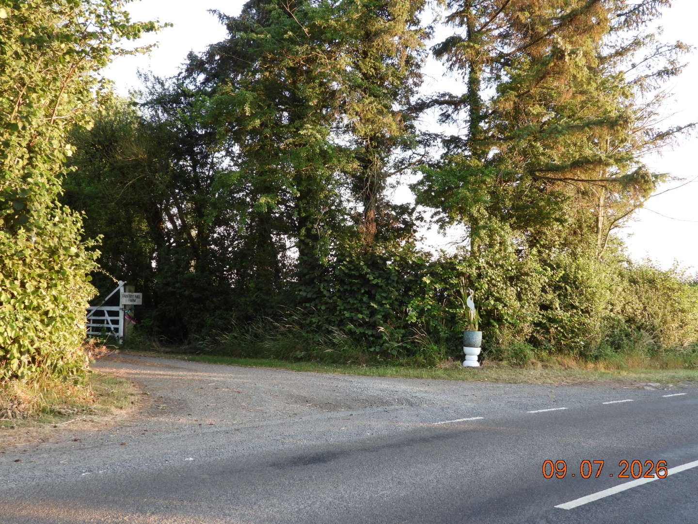 Entrance to Faintree Hall Farm